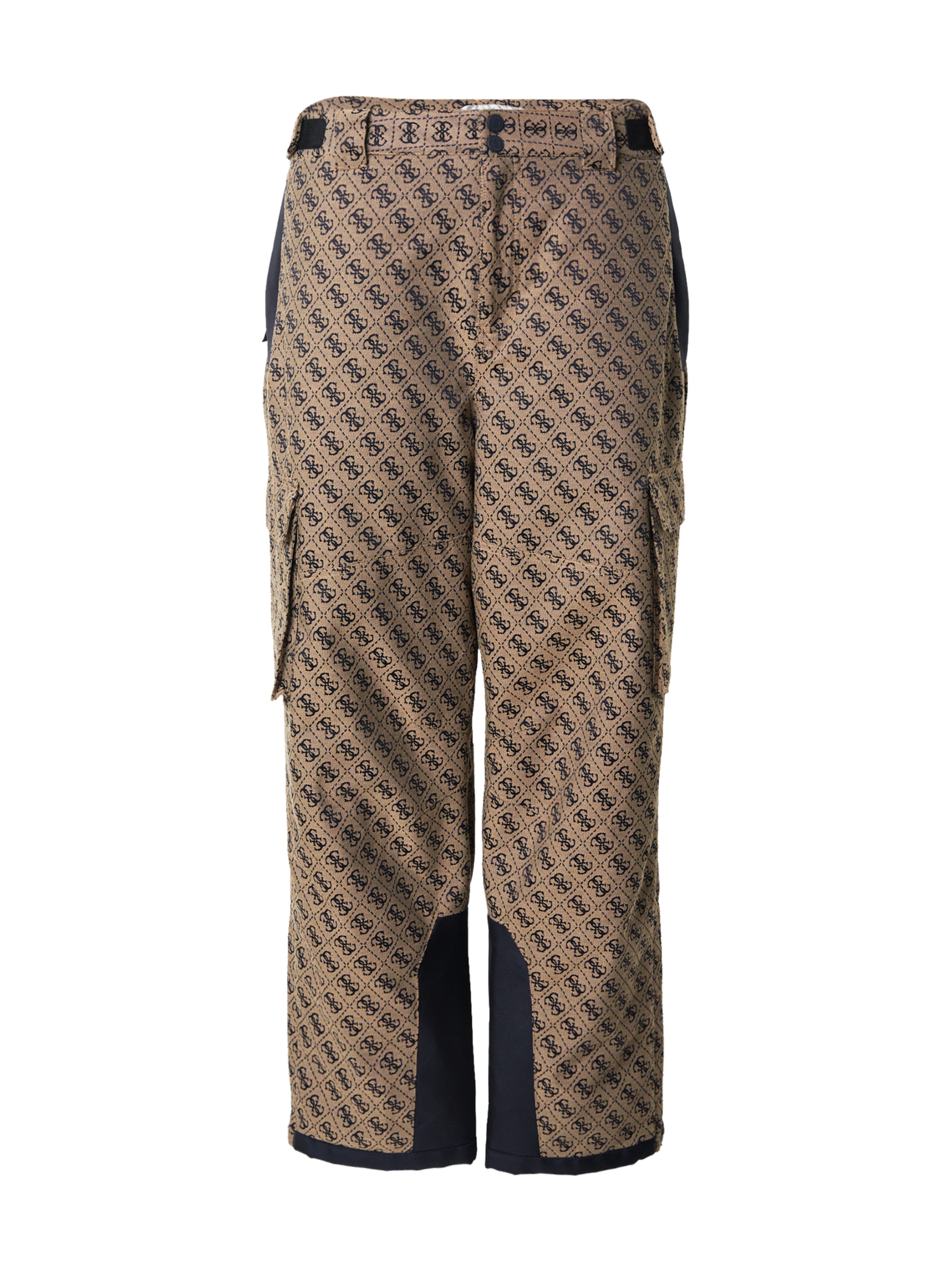 GUESS regular Παντελόνι φόρμας σε μπεζ: μπροστά