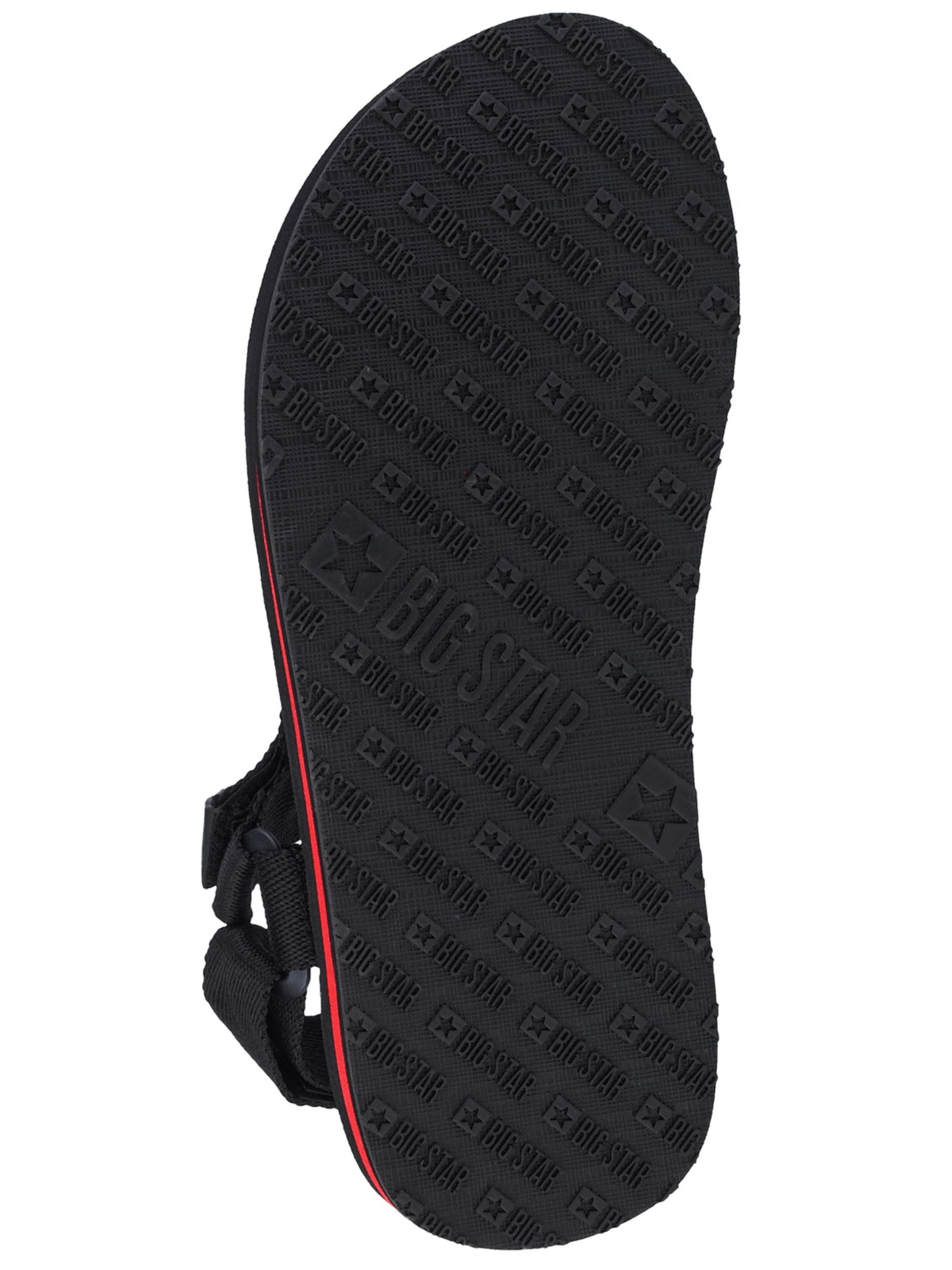 BIG STAR Trekkingsandale 'DD274A' in Schwarz