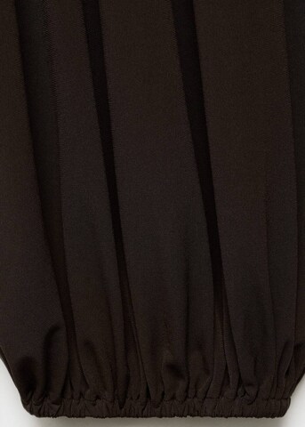 MANGO Tapered Harem Pants in Brown