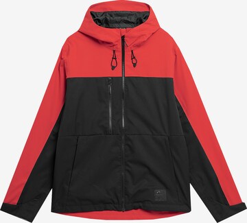 4F - Chaqueta de montaña en rojo: frente