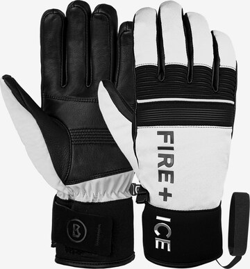 BOGNER Athletic Gloves 'F+I Erko R-TEX' in White: front