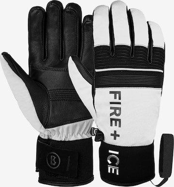 BOGNER Athletic Gloves 'F+I Erko R-TEX' in White: front