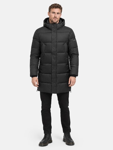 Cappotto invernale 'A825' di Tazzio in nero