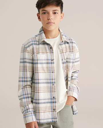 WE Fashion Regular fit Button up shirt in Beige