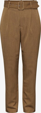 Tapered Pantaloni con piega frontale 'BELTA' di Y.A.S in marrone: frontale