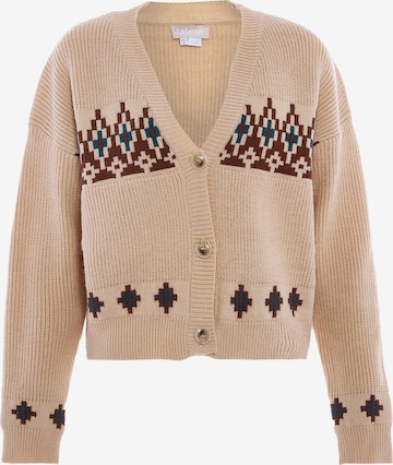 Cardigan Jalene en beige : devant