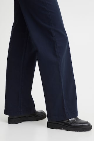 Wide Leg Jean Fransa en bleu