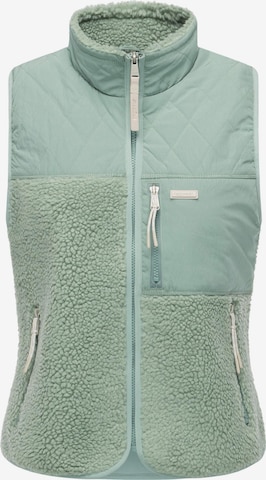 Gilet 'Junkin' Ragwear en vert : devant