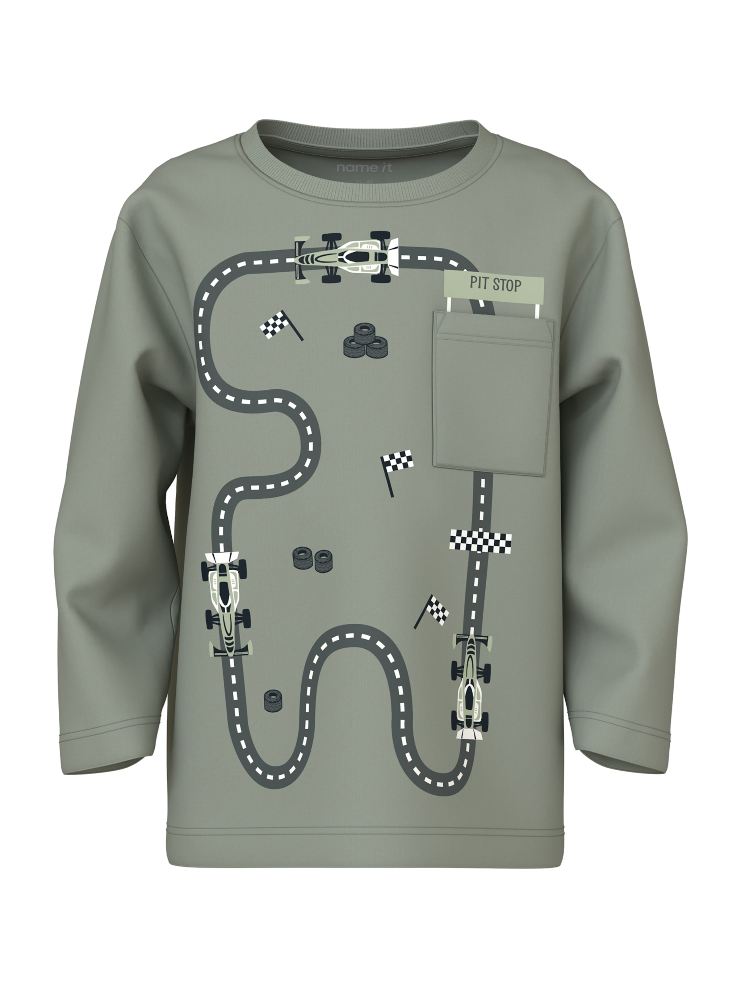 Maglietta 'NMMVILIAN' di NAME IT in grigio: frontale