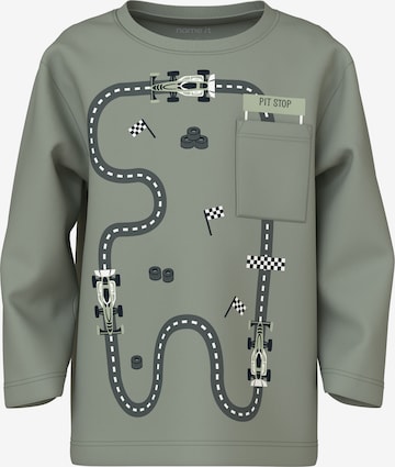 Tricou 'NMMVILIAN' de la NAME IT pe gri: față