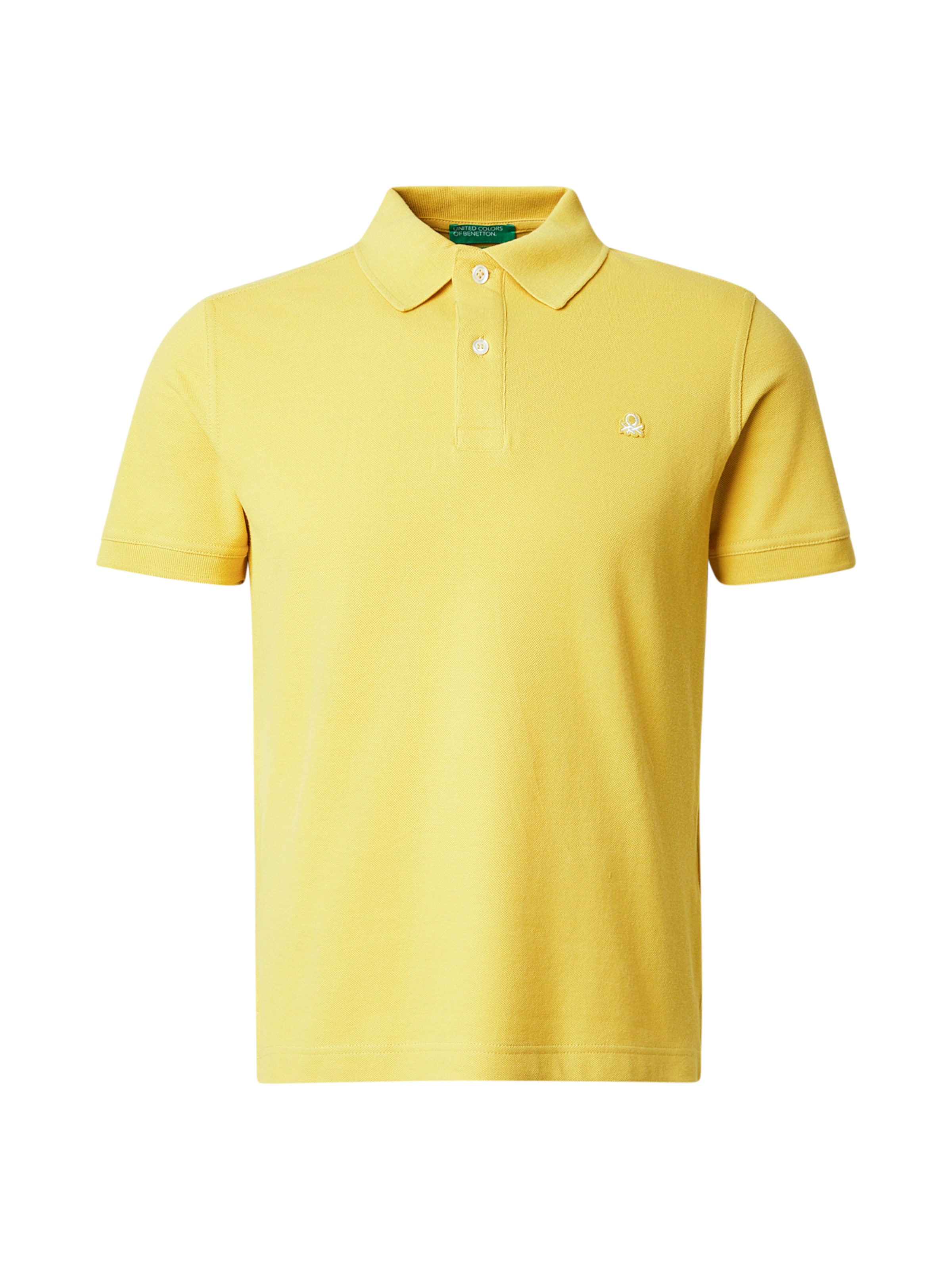 UNITED COLORS OF BENETTON Regular fit Shirt in Yellow: front