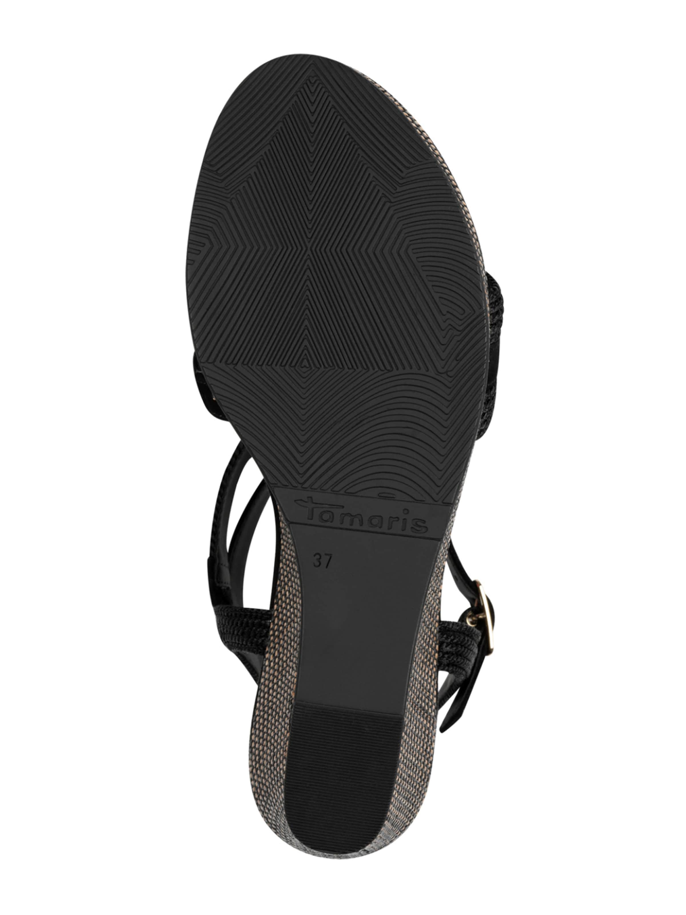 TamarisSandale s remenčićima - crna boja