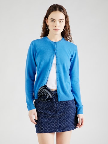 UNITED COLORS OF BENETTON Knit Cardigan in Blue: front