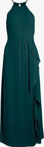 VILA Společenské šaty 'MILINA' – zelená: přední strana