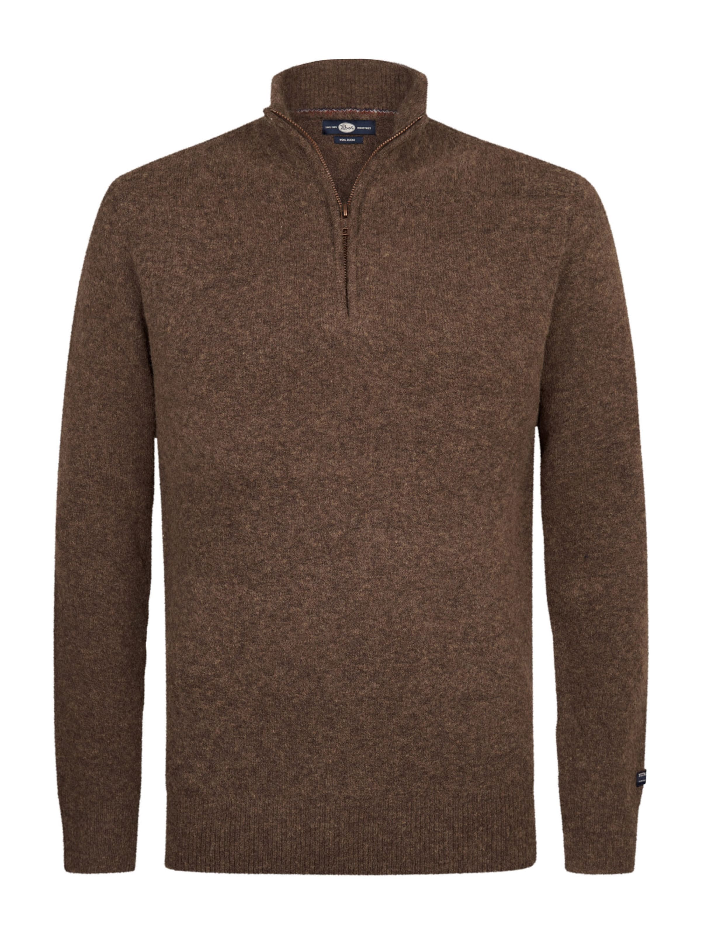 Petrol Industries Πουλόβερ σε καφέ: μπροστά