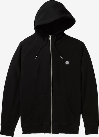 TIMBERLAND - Sudadera con cremallera en negro: frente