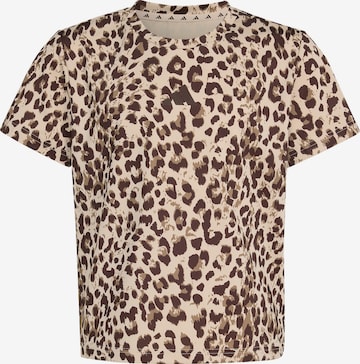 T-Shirt fonctionnel ADIDAS SPORTSWEAR en beige : devant