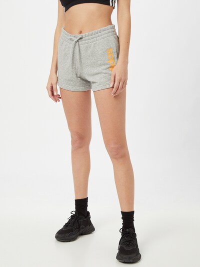 ADIDAS PERFORMANCE Sportovní kalhoty - šedý melír / mandarinkoná, Model/ka
