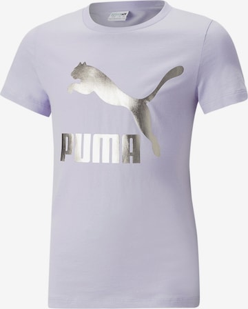 PUMA Majica | vijolična barva: sprednja stran