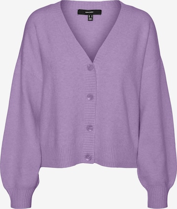 Cardigan 'Doffy' VERO MODA en violet : devant