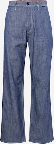 Loosefit Pantaloni chino di G-Star RAW in blu: frontale