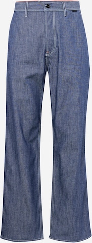 G-Star RAW - Loosefit Pantalón chino en azul: frente