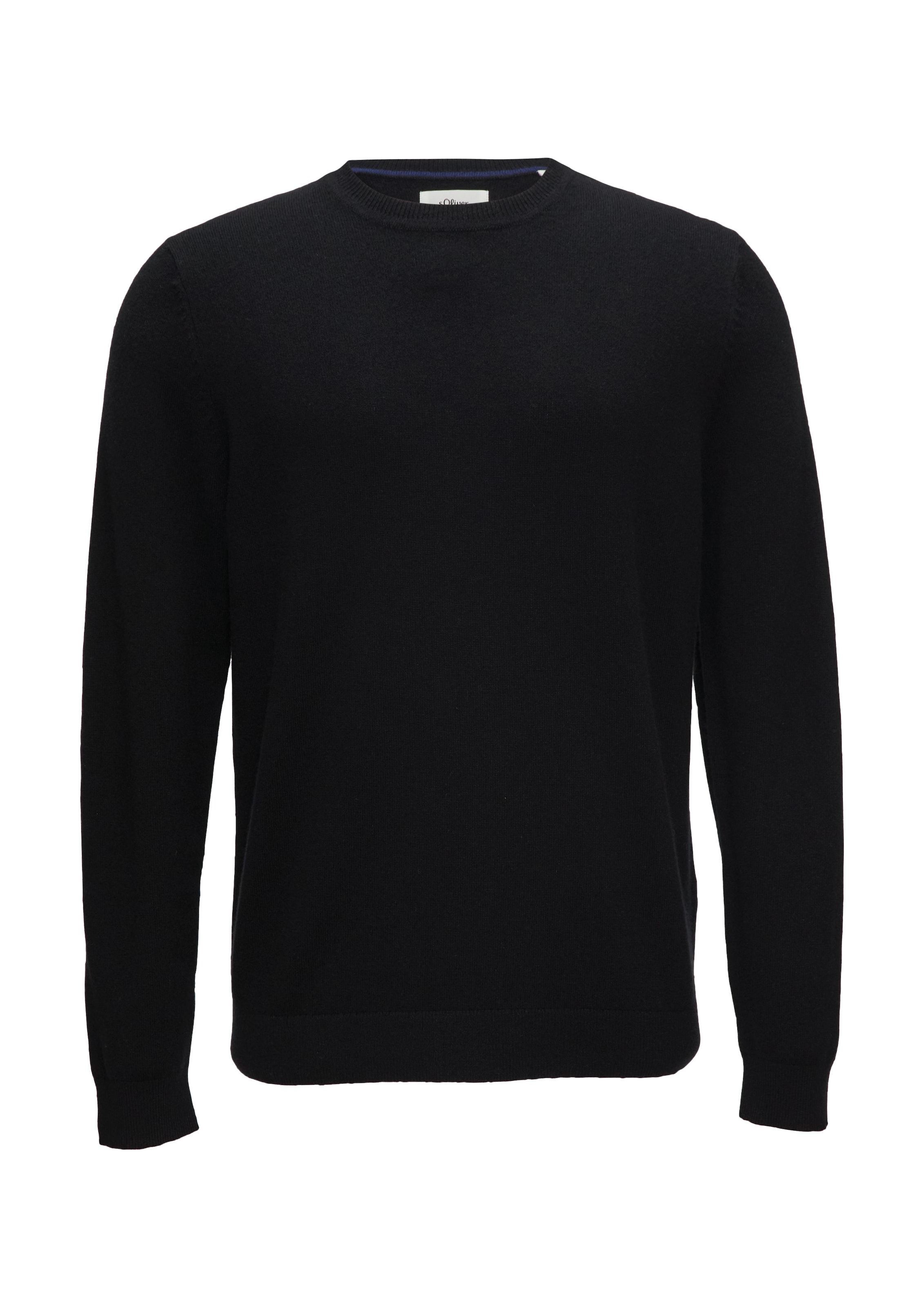 s.Oliver BLACK LABEL Pullover in Schwarz: Vorderseite