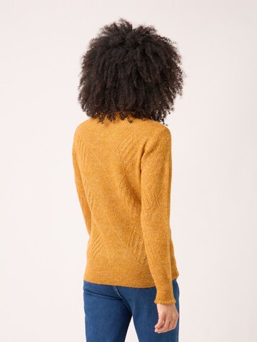 NAF NAF Sweater 'Tressa' in Yellow