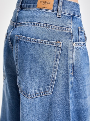 IT'S BASIC Loose fit Jeans 'Loose Mid Rise Jeans' in Blue