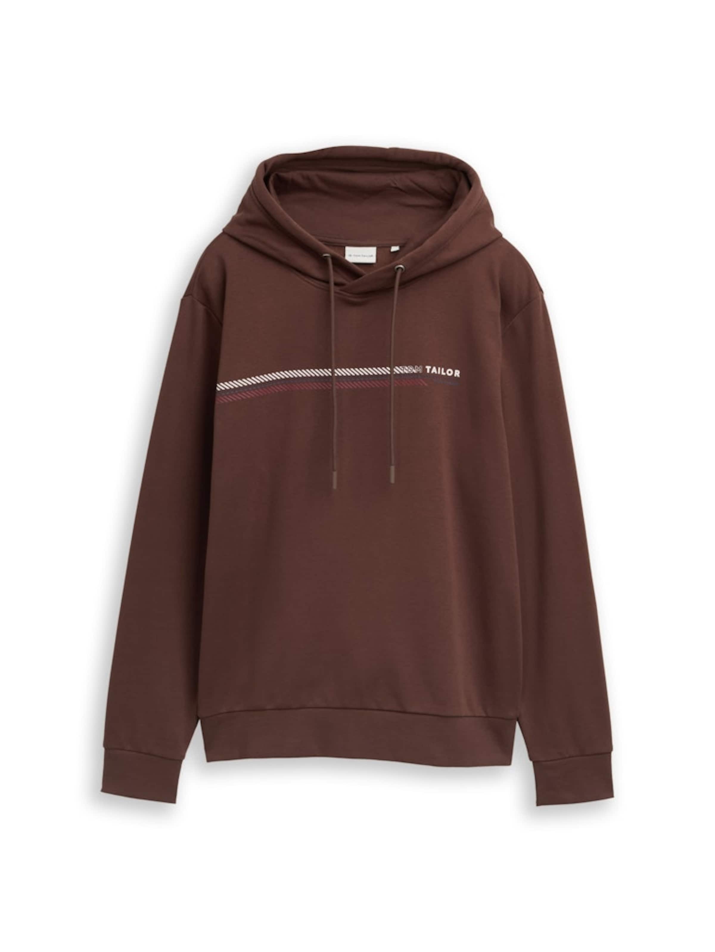 Sweat-shirt TOM TAILOR en marron : devant
