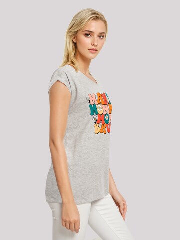 T-shirt 'Mothers Day Floral Accent Mom Life Humor Trendy Aesthetic' F4NT4STIC en gris