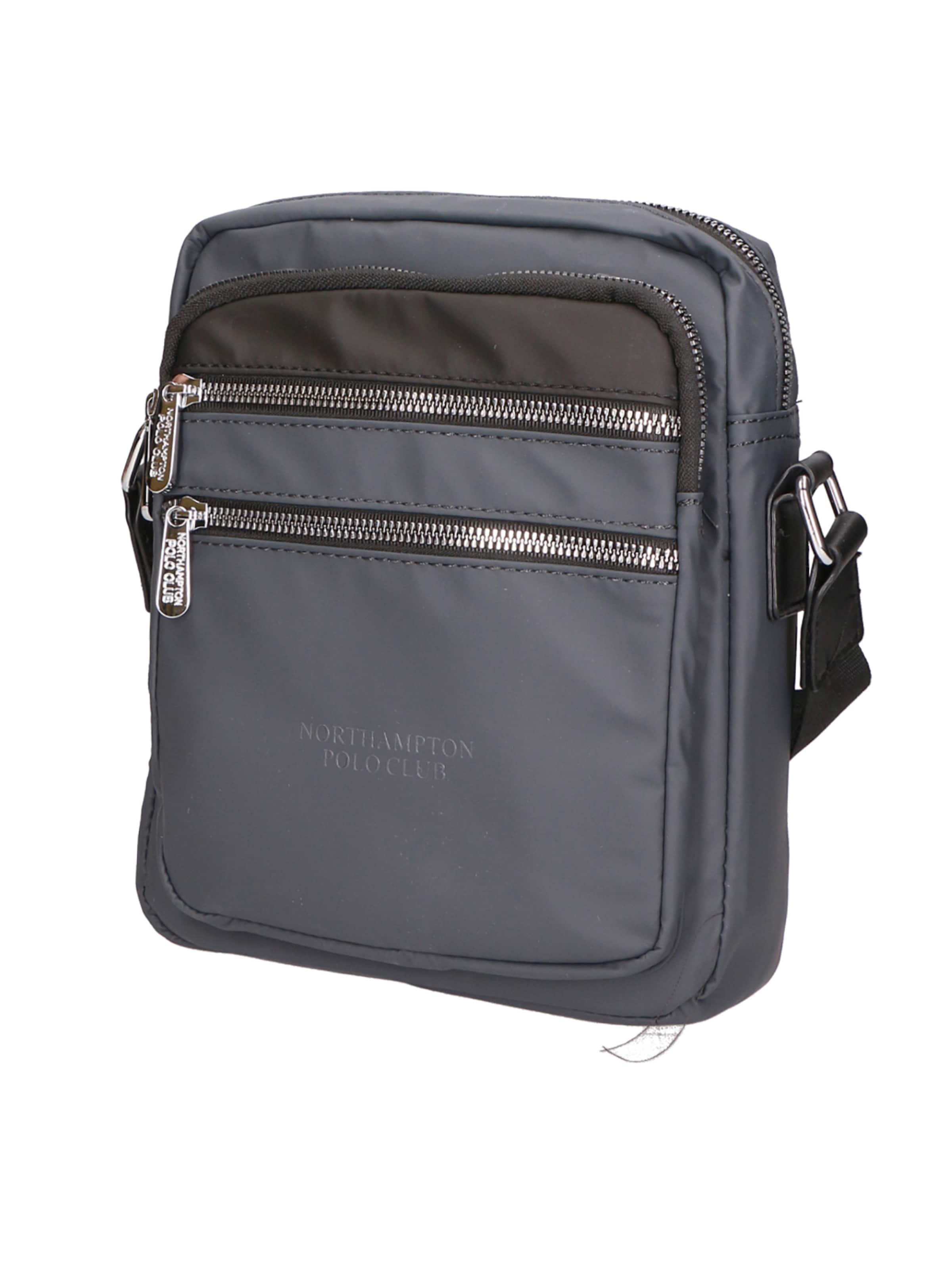 Borsa a tracolla di Northampton Polo Club in grigio: frontale