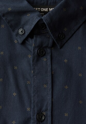 Street One MEN Regular Fit Hemd in Blau