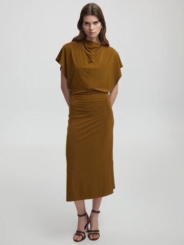 Ipekyol Knit dress in Brown: front
