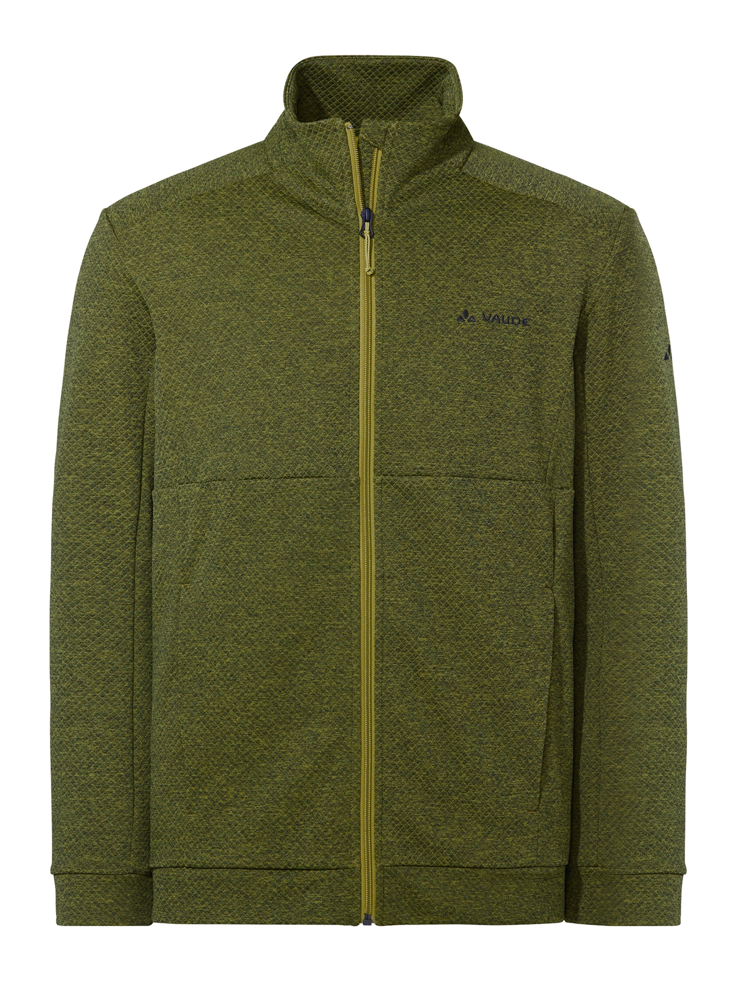 VAUDE Athletic fleece jacket 'Neyland' in Green: front