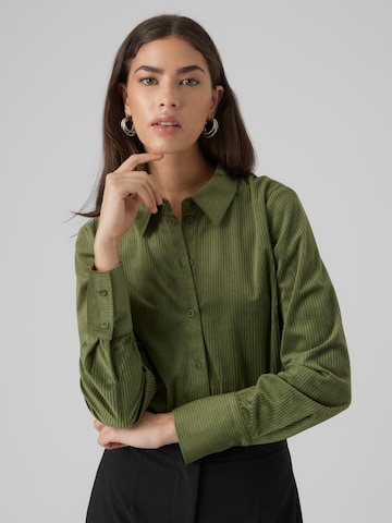 VERO MODA Blouse 'TRIM' in Groen