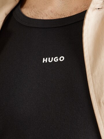 HUGO Μπλουζάκι 'Dapota' σε μαύρο
