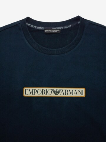 Sweat-shirt Emporio Armani en bleu