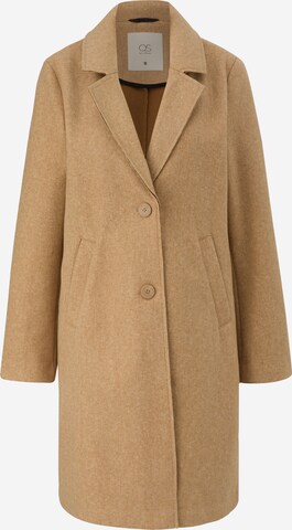 QS Between-Seasons Coat in Brown: front