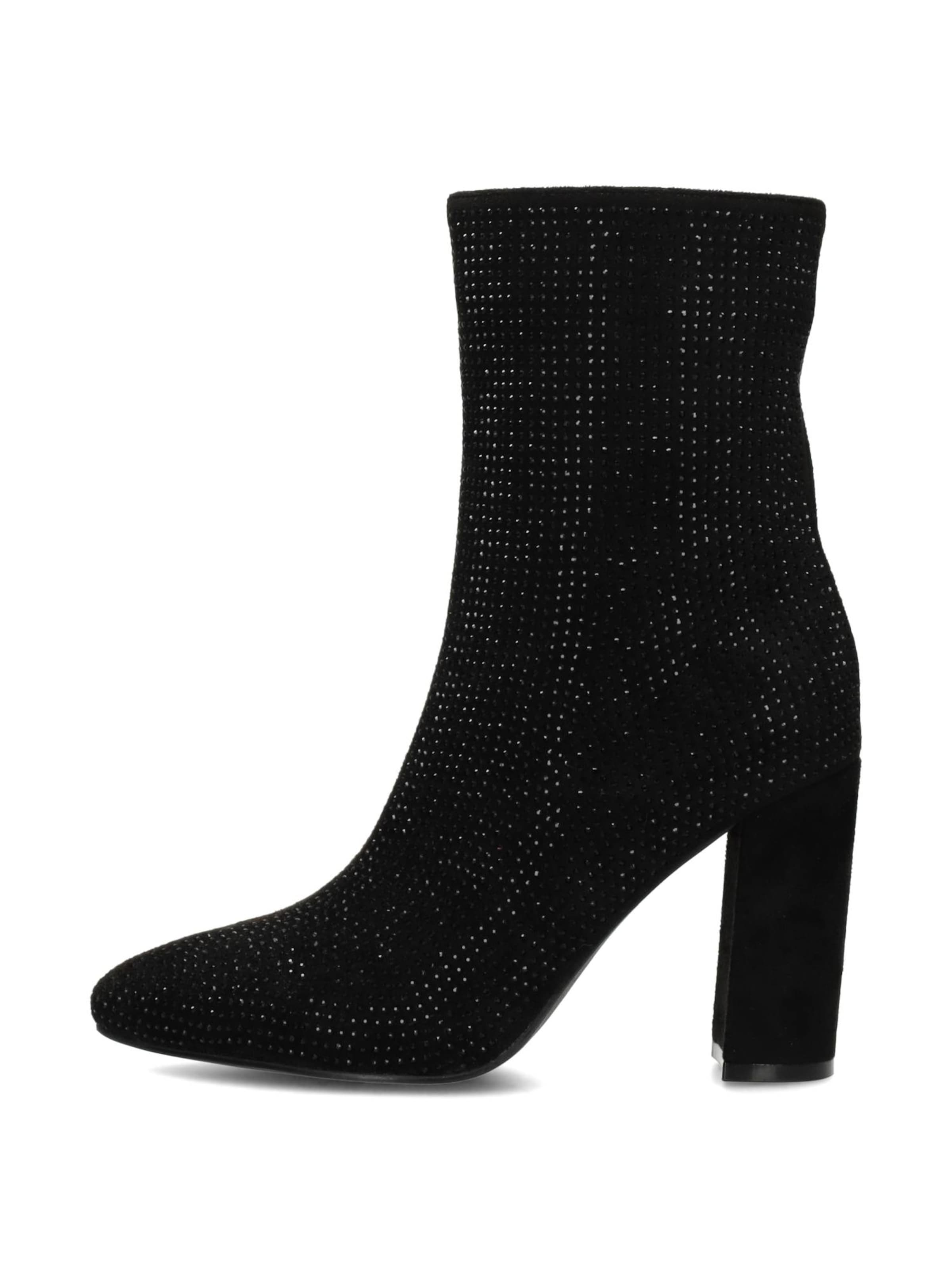 POSH by Poelman Bootie 'EVELYN' in Black: front