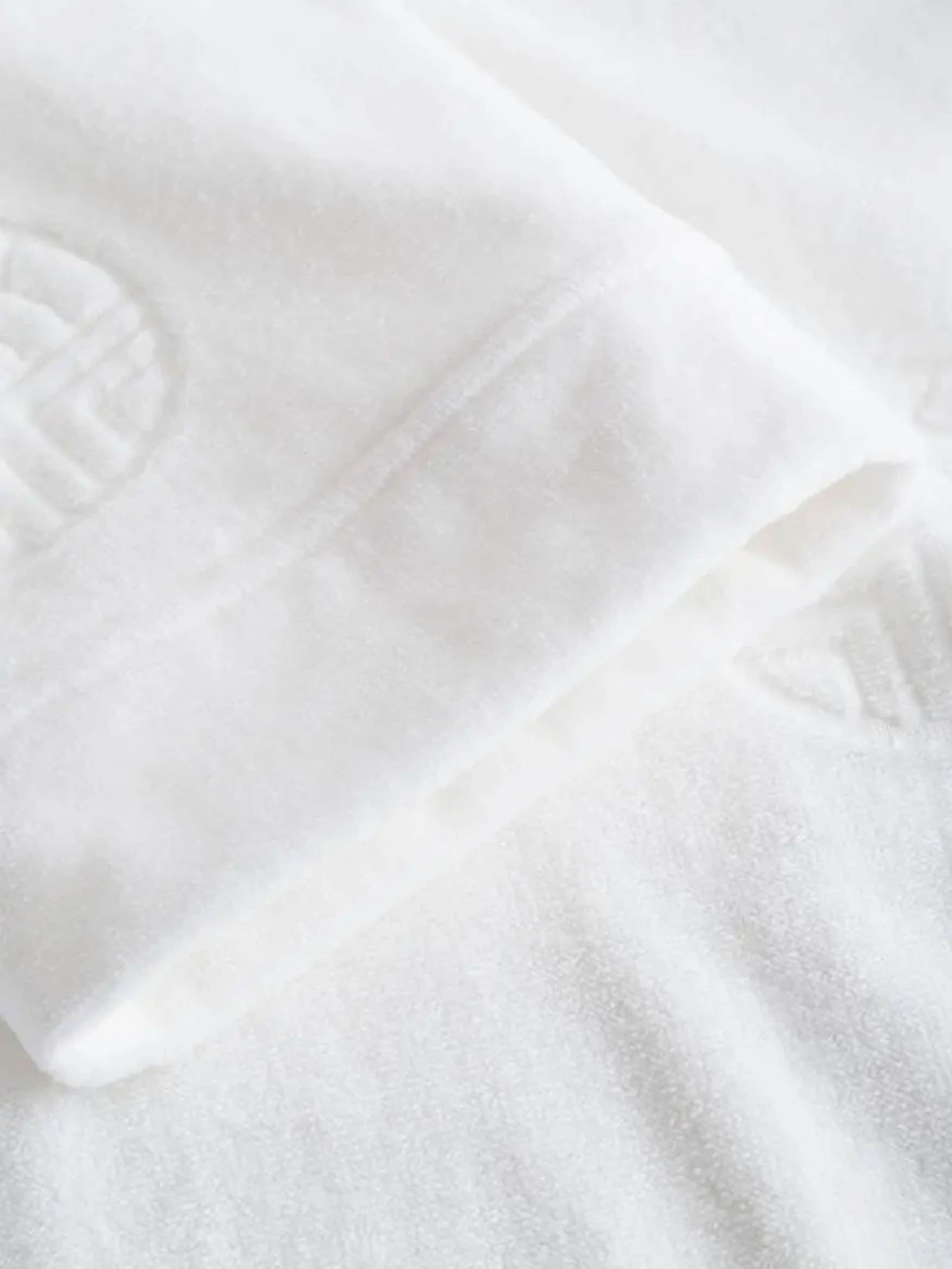FÉRAUD PARIS Short Bathrobe ' Basic ' in White