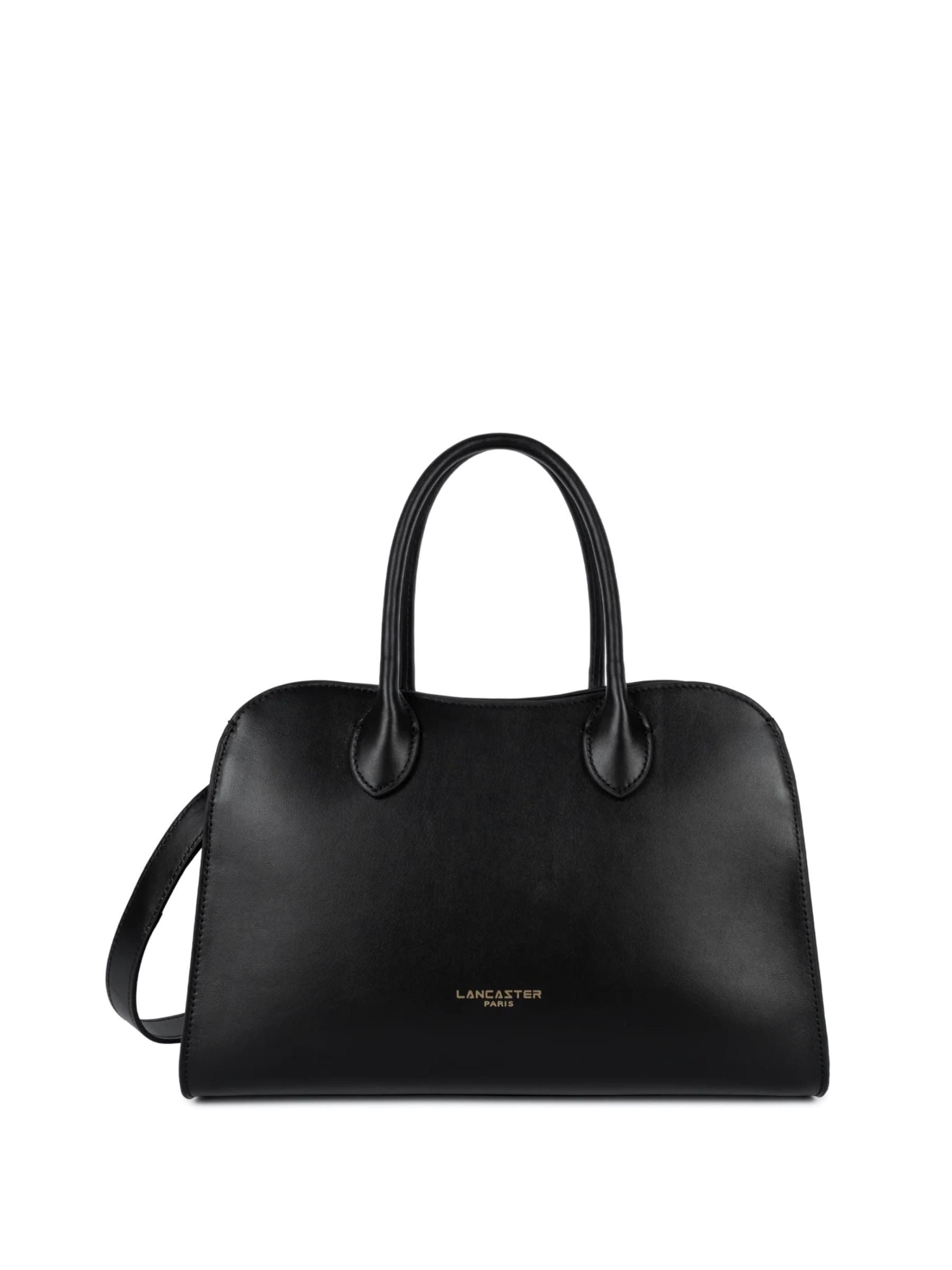 LANCASTER Paris Handtasche 'Lancaster Sac à main Zippé M Donna Hopper Noir'‌‌‌‌‌‌‌‌‌ in Schwarz: Vorderseite