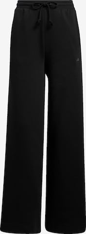 Wide leg Pantaloni sportivi 'All Szn Fleece Wide' di ADIDAS SPORTSWEAR in nero