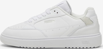 Baskets basses 'Doublecourt' PUMA en blanc : devant