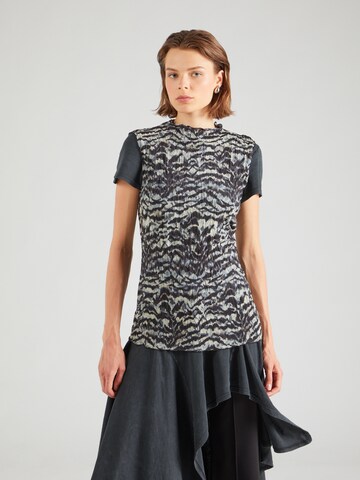 TOPSHOP Blus i grå: framsida