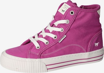 MUSTANG High-Top Sneakers in Pink: front