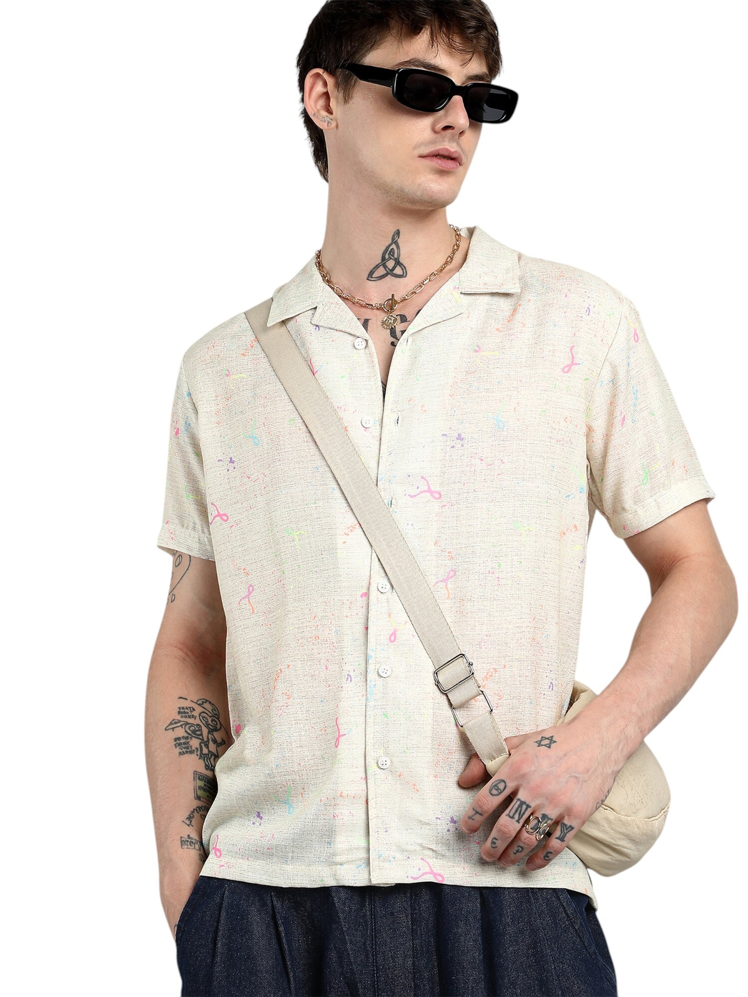 Campus Sutra Rovný strih Košeľa 'Tansy' - Biela