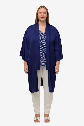 Ulla Popken Between-Season Jacket in Blue: front