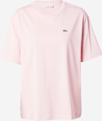 LACOSTE Tričko – pink: přední strana