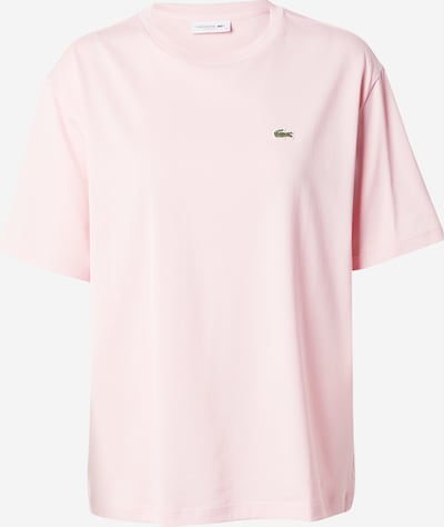 LACOSTE Majica | zelena / svetlo roza / rdeča / bela barva, Prikaz izdelka